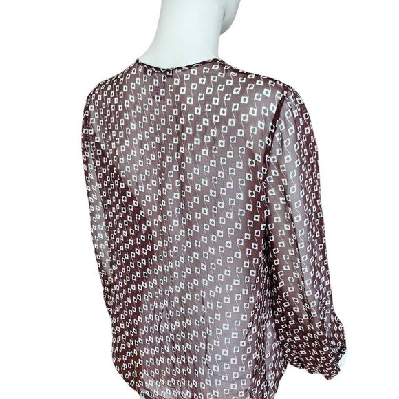 diane von furstenberg silk blouse - Picture 5 of 8